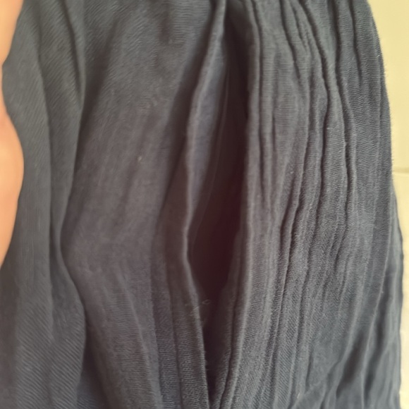 Pact Dress Womens sz M Blue Sleeveless Button Front Mini Organic Cotton Gauze - Picture 4 of 9